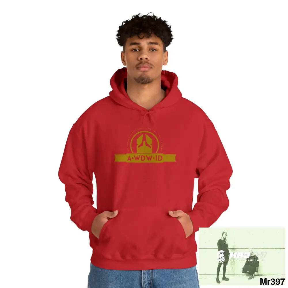 Unisex A Who Dares Wins (ID) RSF Hergest Assassination (Poison) He’s Undercover SAS Heavy Blend™ Hooded Sweatshirt Red