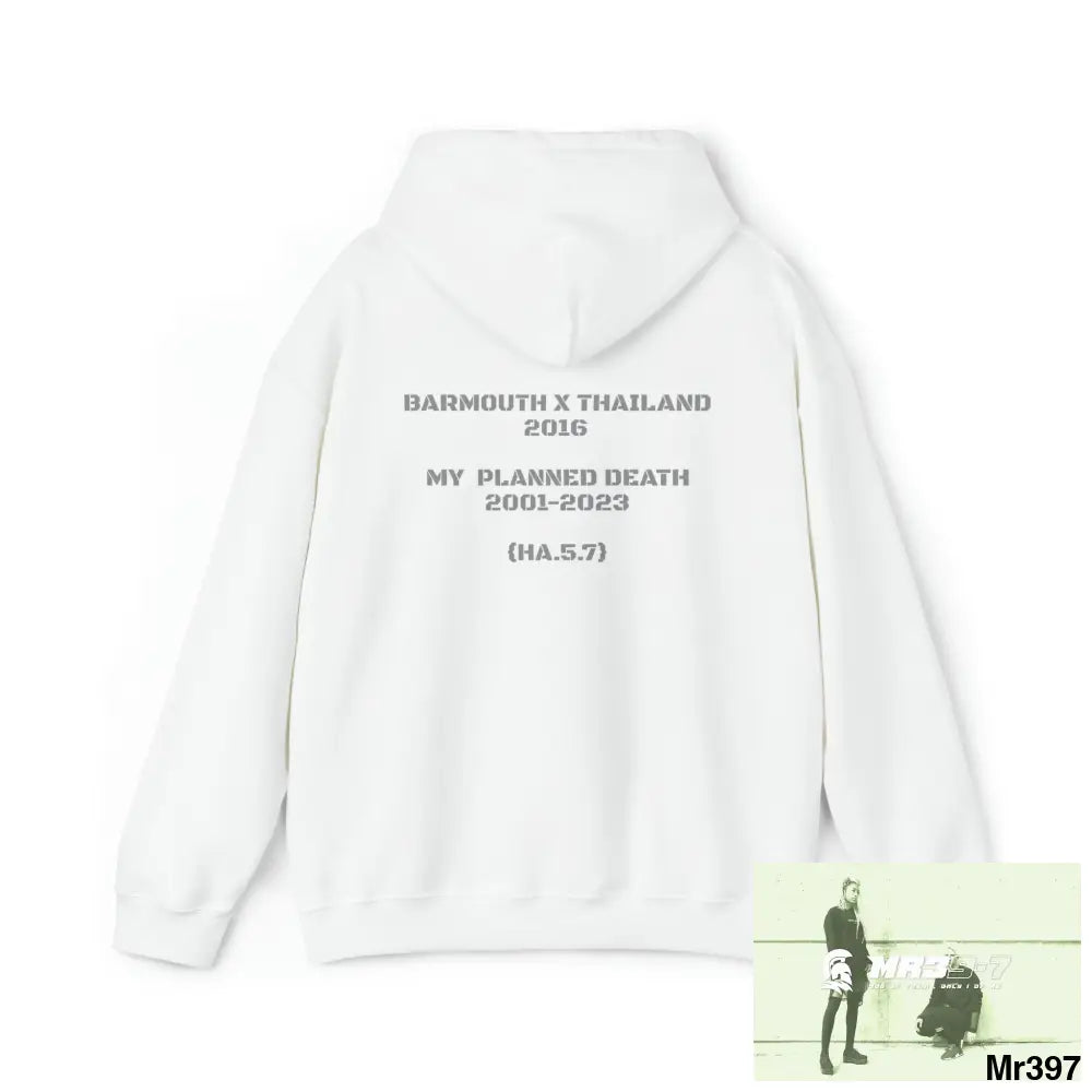Unisex A1 4 A Reason 2001-2023 My Planned Death Barmouth X Thailand Heavy Blend™ Hooded Sweatshirt Hoodie