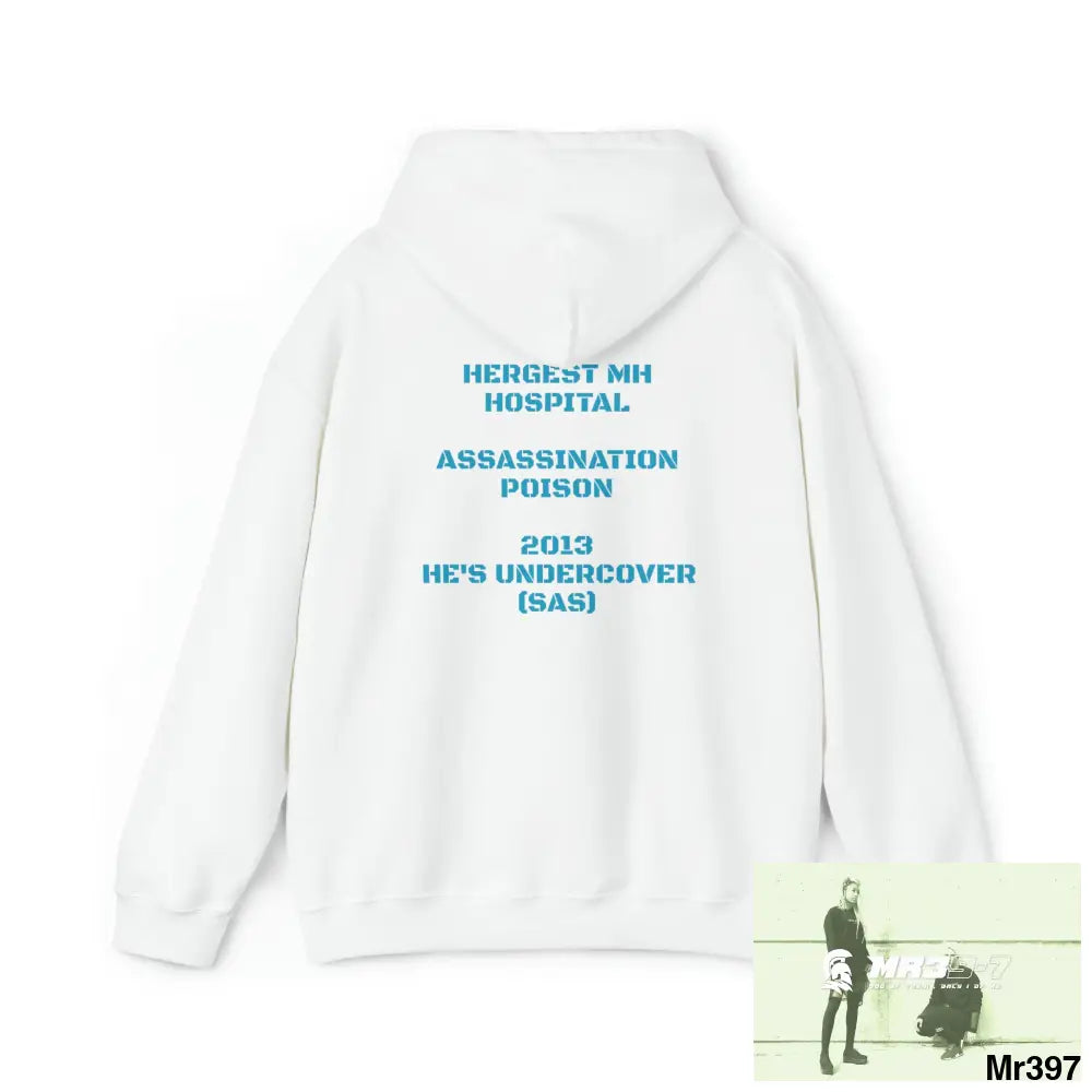Unisex A1 4 A Reason Hergest Assassination (Poison) He’s Undercover SAS Heavy Blend™ Hooded Sweatshirt Hoodie