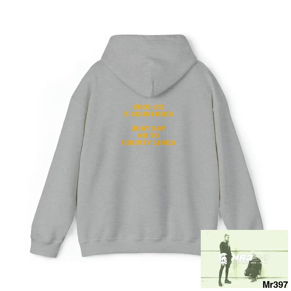 Unisex A1-Sparta 2001- 23 5 Countries Just Say No to County Lines Heavy Blend™ Hooded Sweatshirt Hoodie