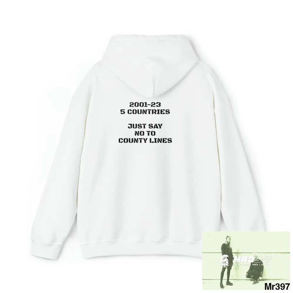 Unisex A1-Sparta 2001 - 23 5 Countries Just Say No to County Lines Heavy Blend™ Hooded Sweatshirt Hoodie