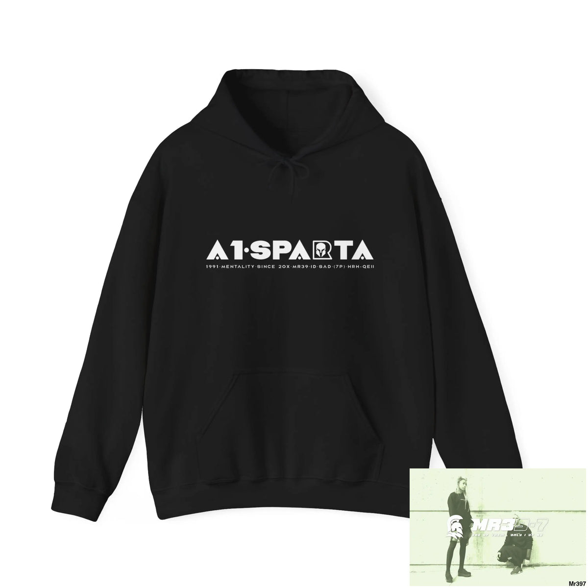 Unisex A1•Sparta 300 /Gods Inspired Unisex Heavy Blend™ Hooded Sweatshirt Black / S Hoodie