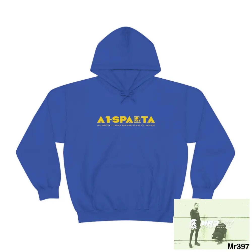 Unisex A1-Sparta Heavy Blend™ Hooded Sweatshirt Royal / S Hoodie