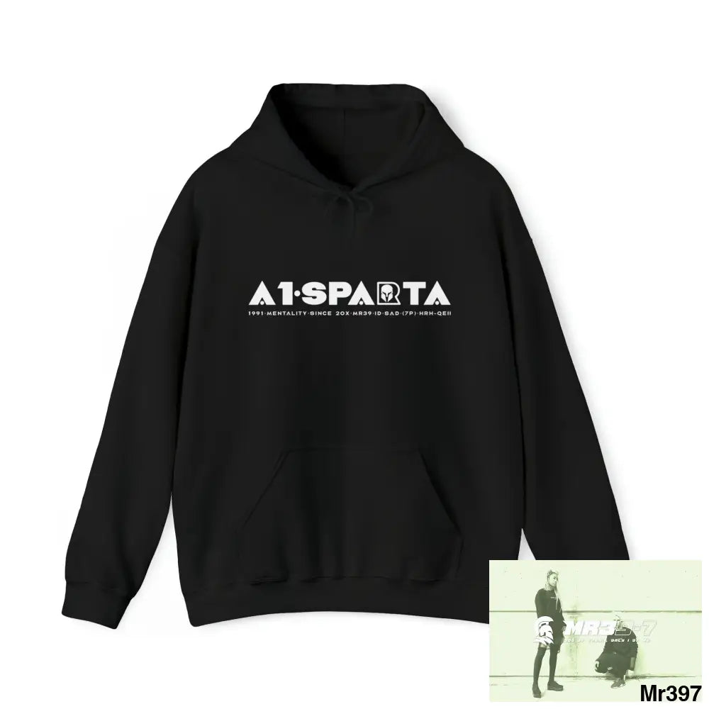 Unisex A1-Sparta Hergest MH Hospital 2002 - [2012-15] #I7MI6A1London Heavy Blend™ Hooded Sweatshirt Black / S Hoodie