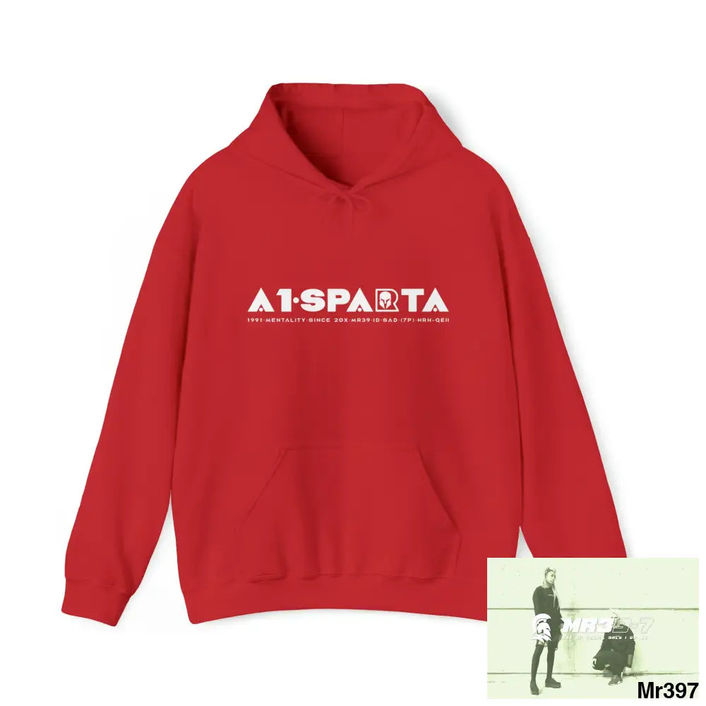 Unisex A1-Sparta Telford & Wrekin (My Home from 2018) Heavy Blend™ Hooded Sweatshirt Red / S Hoodie
