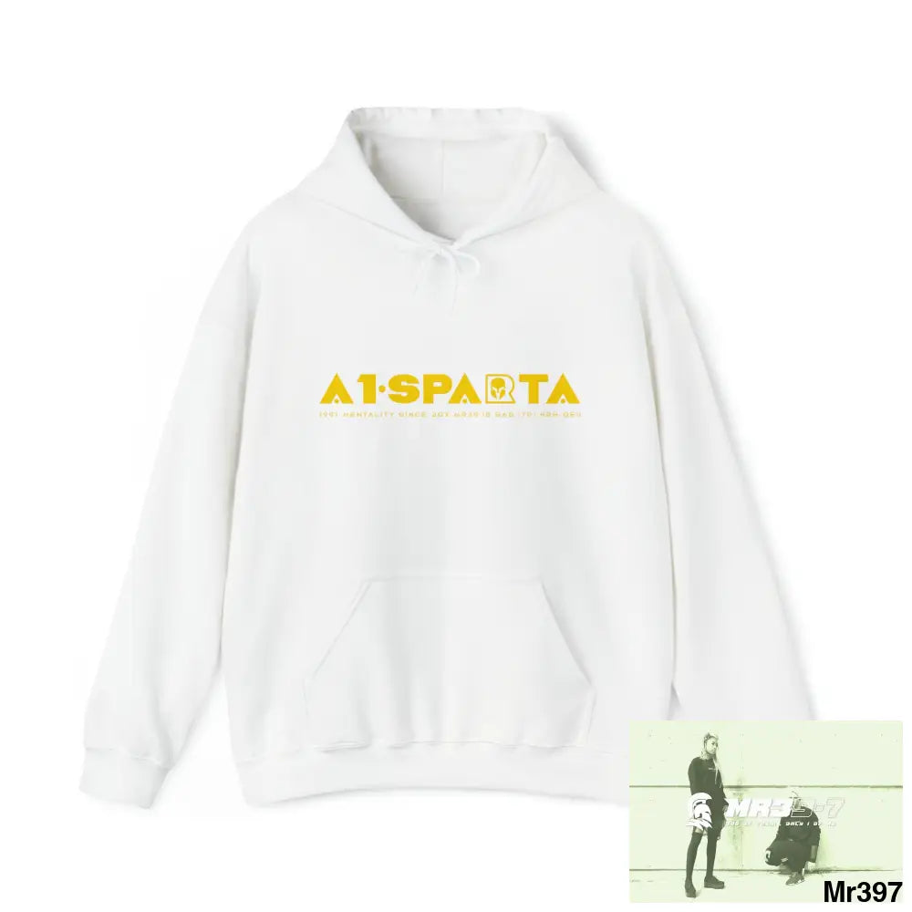 Unisex A1-Sparta Telford & Wrekin (My Home from 2018) Heavy Blend™ Hooded Sweatshirt White / M Hoodie