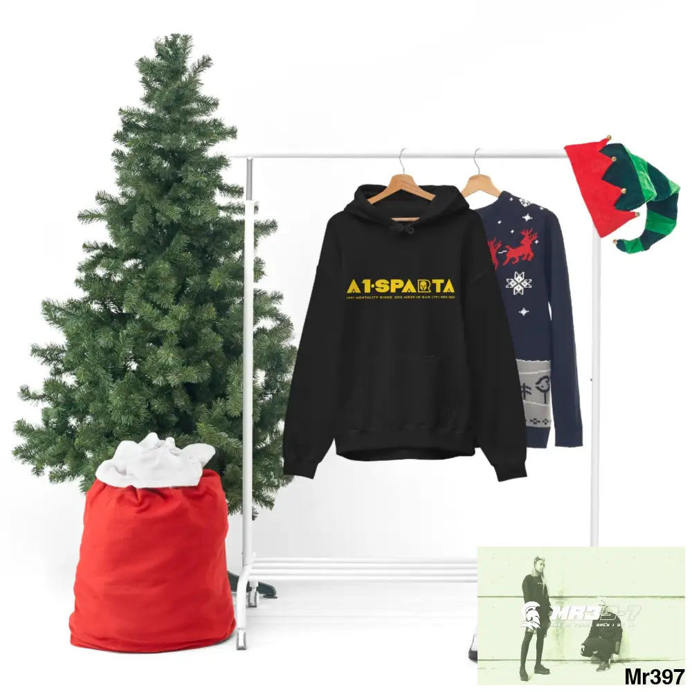 Unisex A1-Sparta Theme Heavy Blend™ Hooded Sweatshirt Hoodie