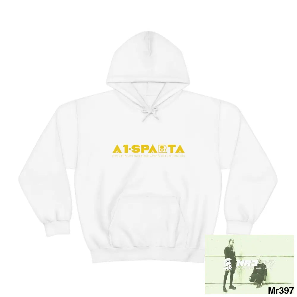Unisex A1-Sparta Theme Heavy Blend™ Hooded Sweatshirt White / M Hoodie