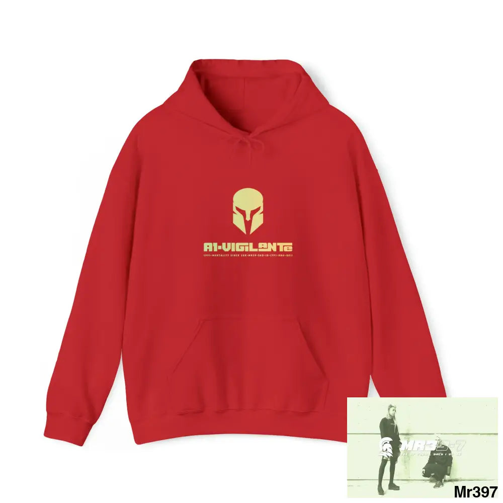 Unisex A1-Vigilante Hergest MH Hospital 2002 - [2012-15] #MI6 Heavy Blend™ Hooded Sweatshirt Red / S Hoodie