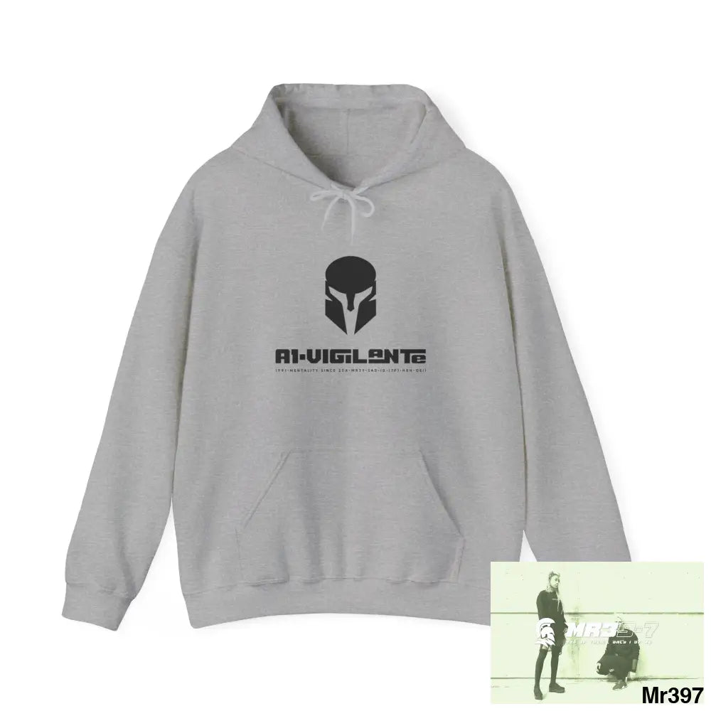Unisex A1-Vigilante In Blind Kenya Spy Issues & sheets Heavy Blend™ Hooded Sweatshirt Sport Grey / M Hoodie