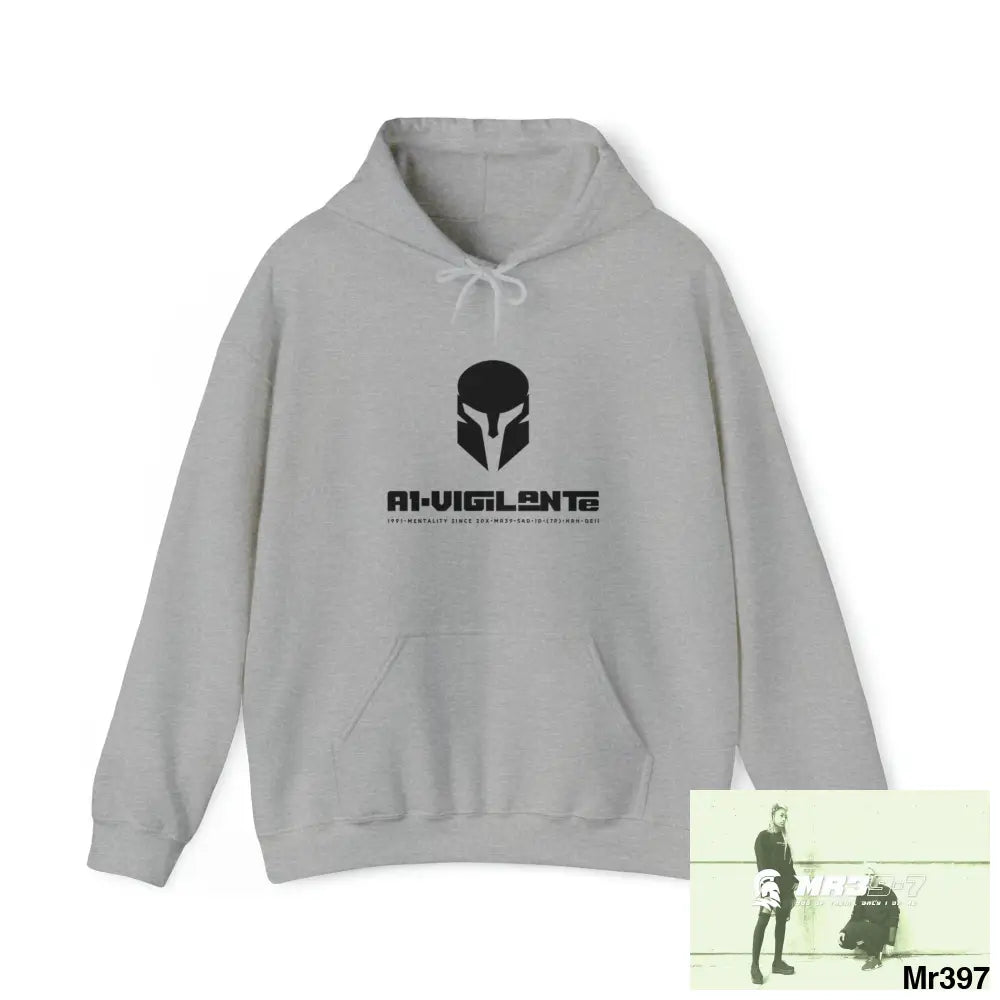 Unisex A1-Vigilante Telford & Wrekin (My Home from 2018) In blind Heavy Blend™ Hooded Sweatshirt Sport Grey / S Hoodie