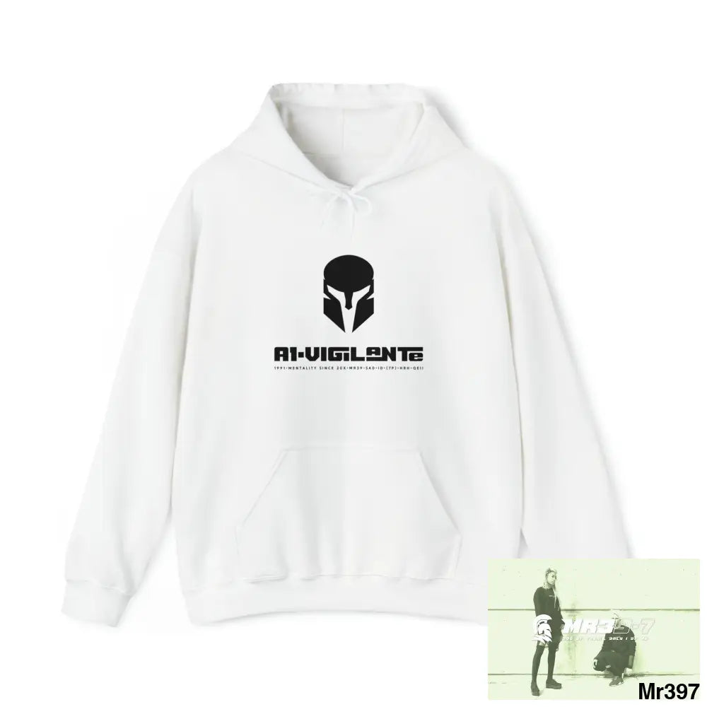 Unisex A1-Vigilante Thailand 04 to 20X Mt Snowdon link up SAS My Birthday death not Heavy Blend™ Hooded Sweatshirt