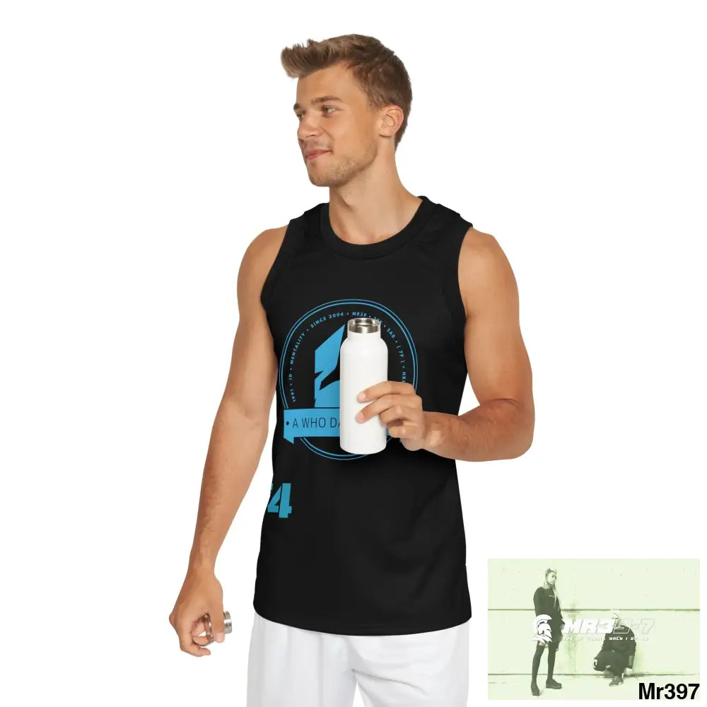 Unisex A1-Who Dares Wins Basketball Jersey (AOP) All Over Prints