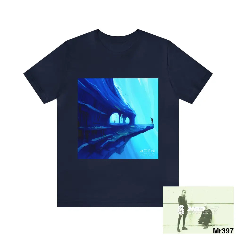 Unisex AI themed Jersey Short Sleeve Tee Navy / S T-Shirt