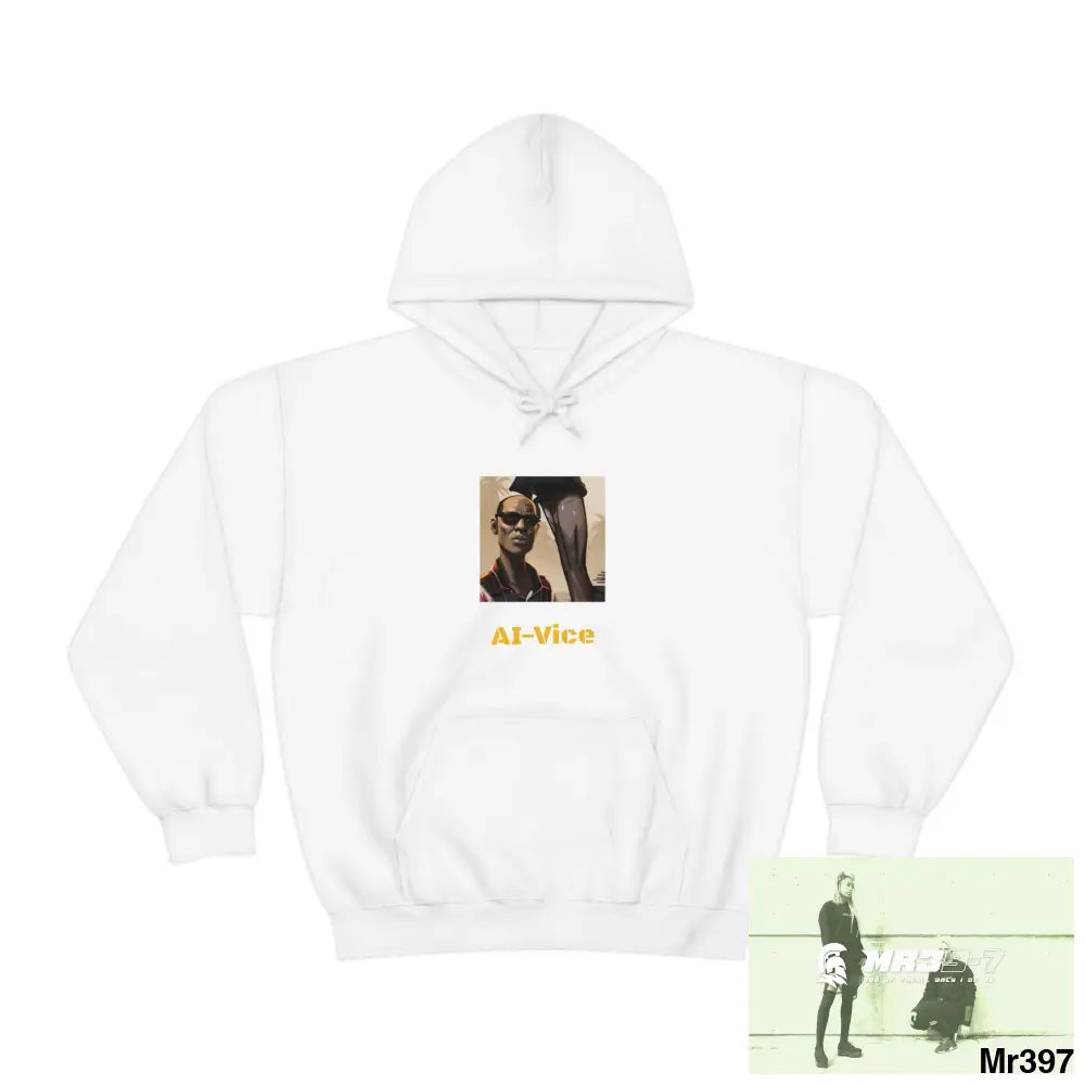 Unisex AI Vice Vigilante Heavy Blend™ Hooded Sweatshirt Hoodie