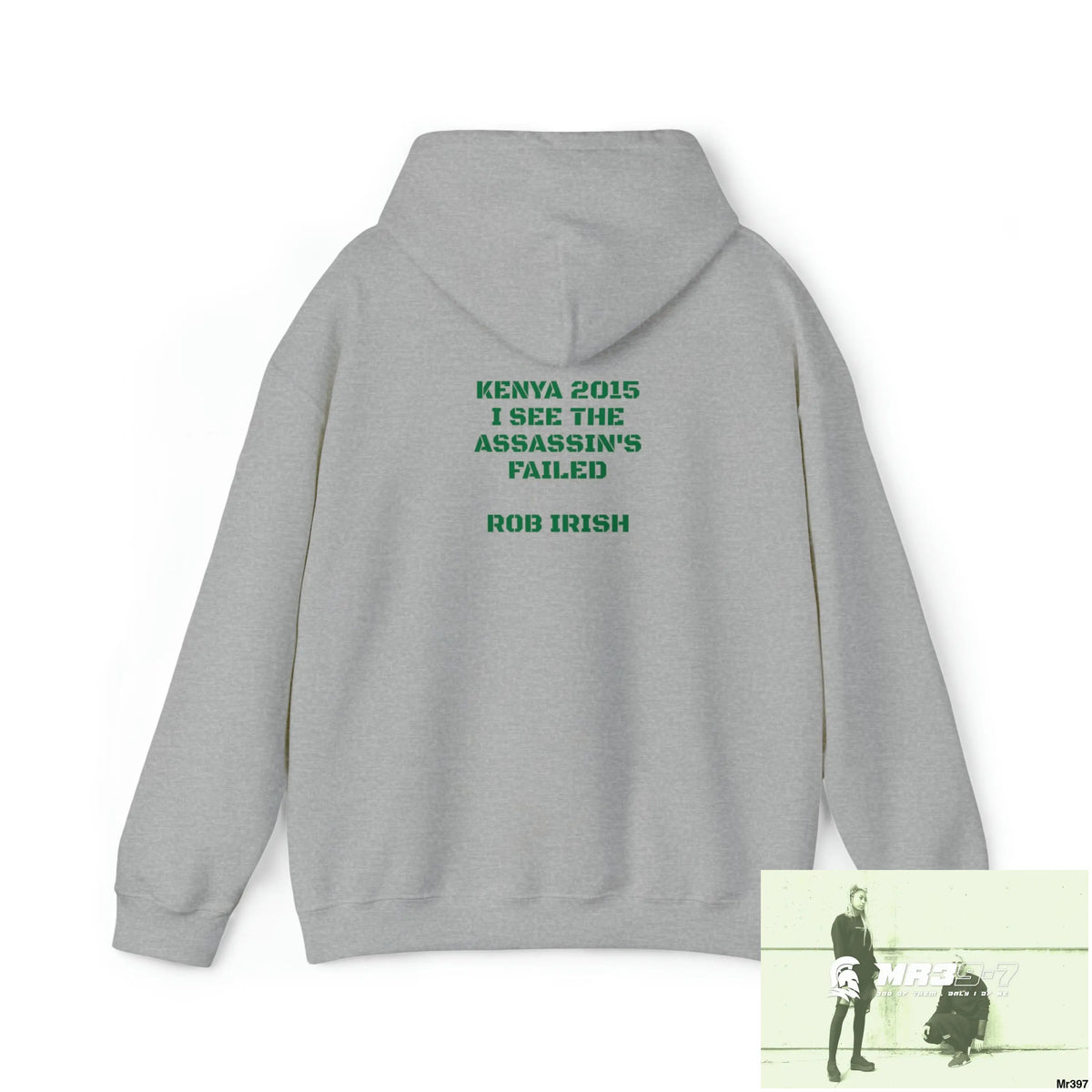 Unisex Kenya 2015 I See The Assassin’s Failed Rob Irish Heavy Blend™ Hooded Sweatshirt Hoodie