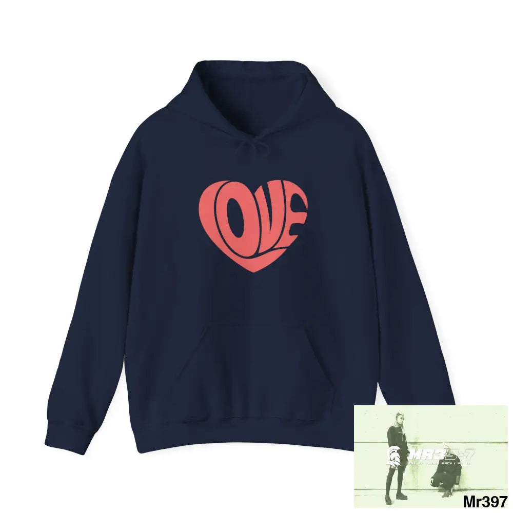 Unisex Love Heavy Blend™ Hooded Sweatshirt Navy / S Hoodie