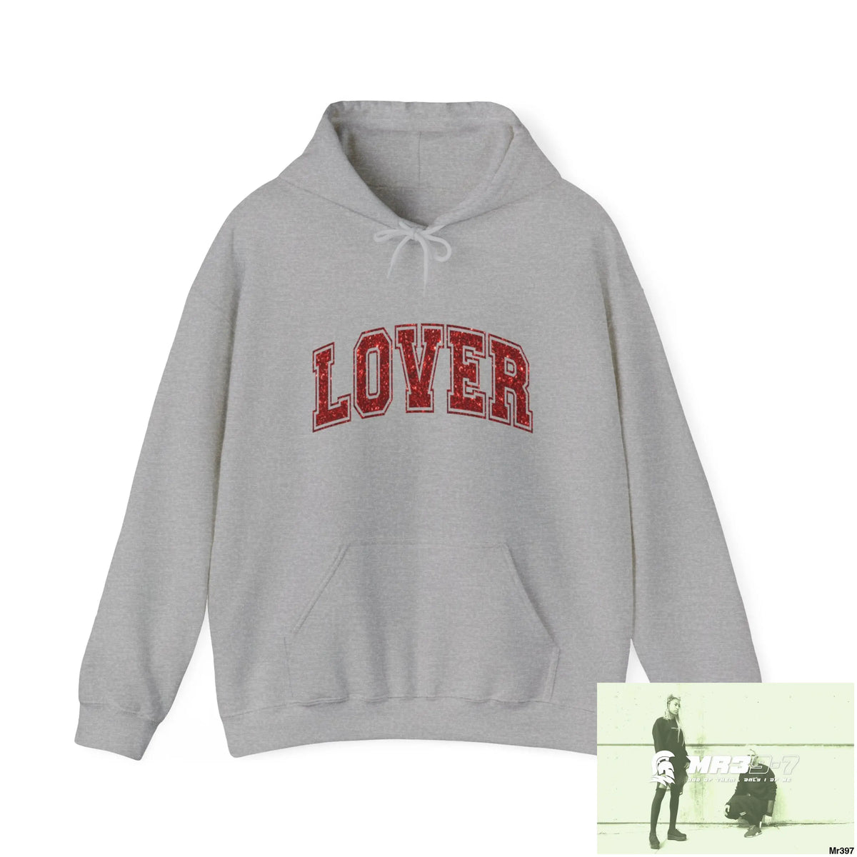 Unisex Lover Glitter Heavy Blend™ Hooded Sweatshirt Sport Grey / M Hoodie