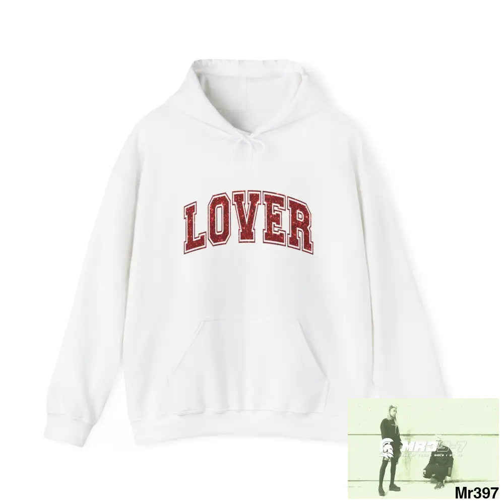 Unisex Lover Glitter Heavy Blend™ Hooded Sweatshirt White / M Hoodie