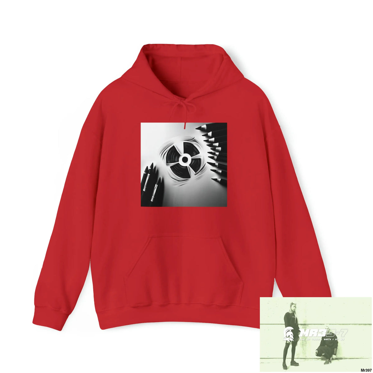 Unisex Radiation DAHAB 2014 Heavy Blend™ Hooded Sweatshirt Red / S Hoodie