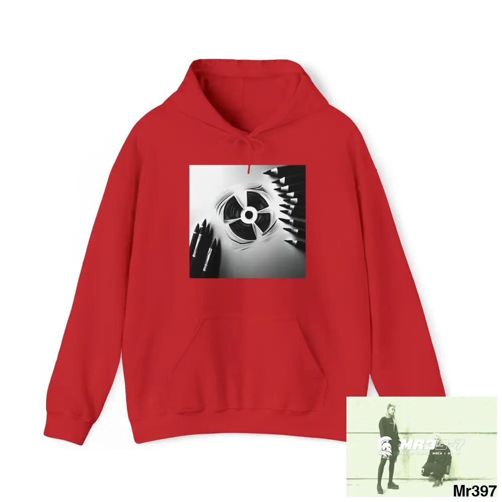 Unisex Radiation DAHAB 2014 Heavy Blend™ Hooded Sweatshirt Red / S Hoodie