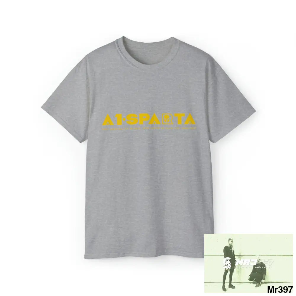 Unisex Ultra Cotton Tee A1•SPARTA VIGILANTE Sport Grey / S T-Shirt