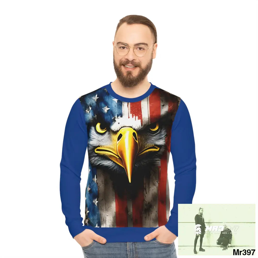 USA Eagle Lightweight Sweatshirt (AOP) All Over Prints