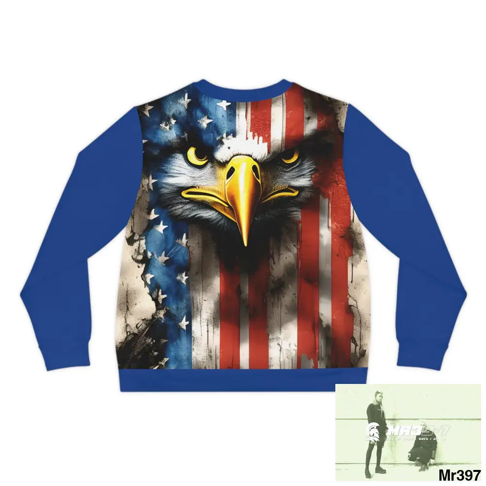 USA Eagle Lightweight Sweatshirt (AOP) All Over Prints