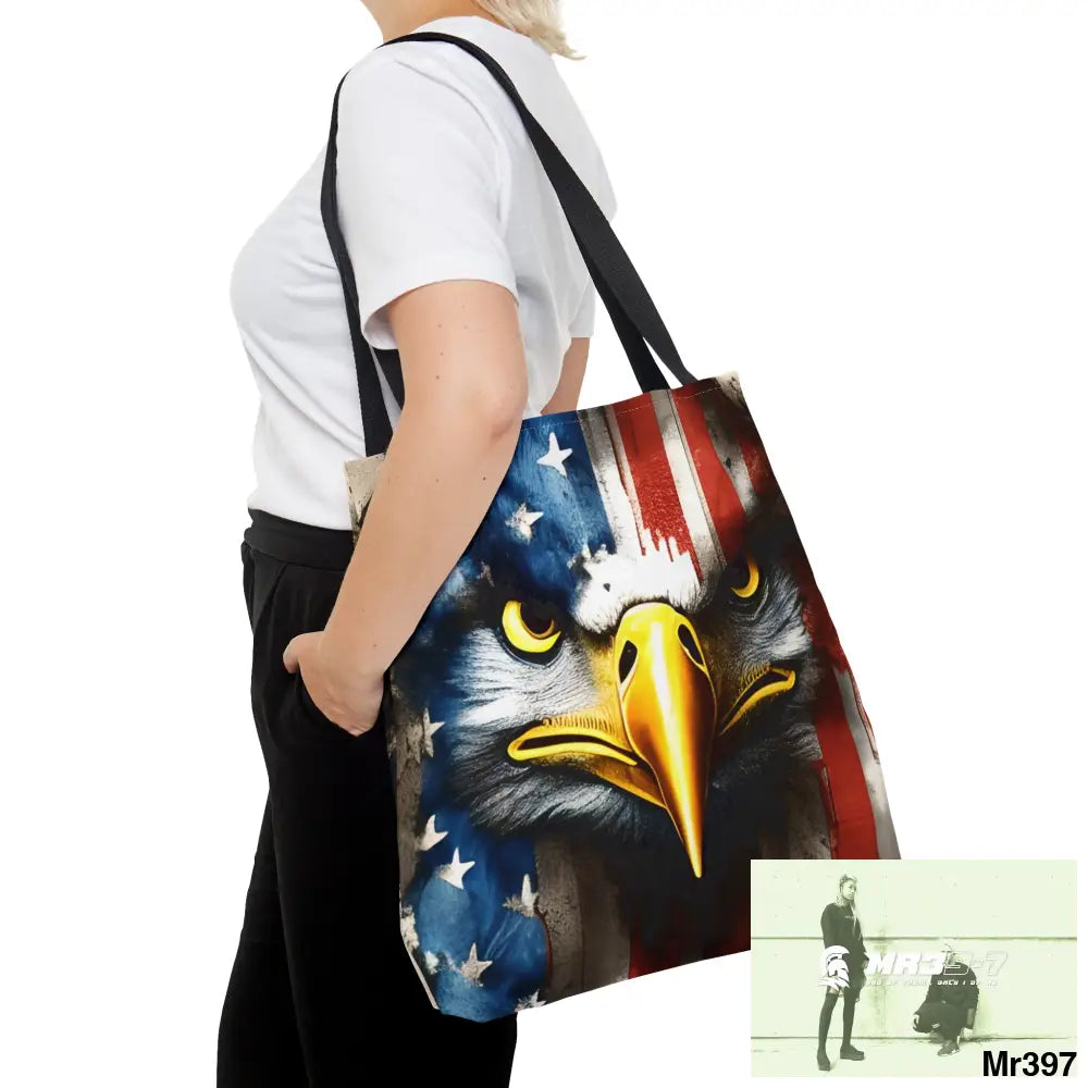 USA Eagle Tote Bag (AOP) Bags