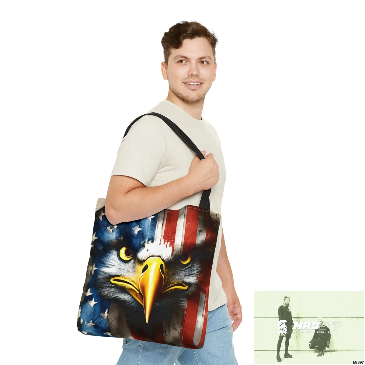 USA Eagle Tote Bag (AOP) Bags