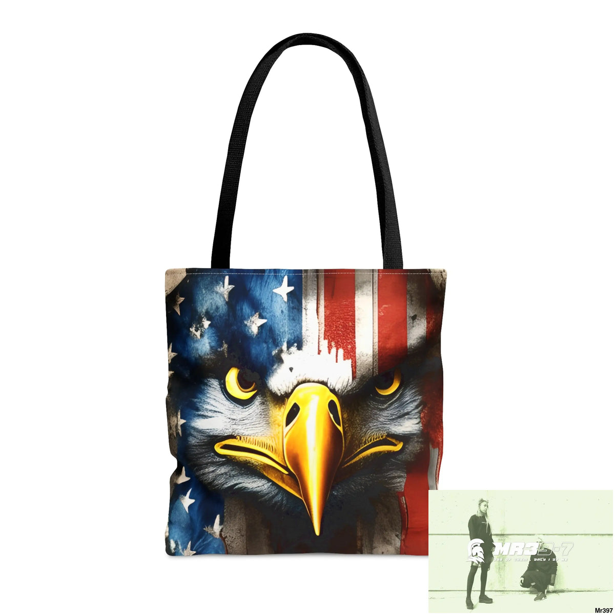 USA Eagle Tote Bag (AOP) Medium Bags