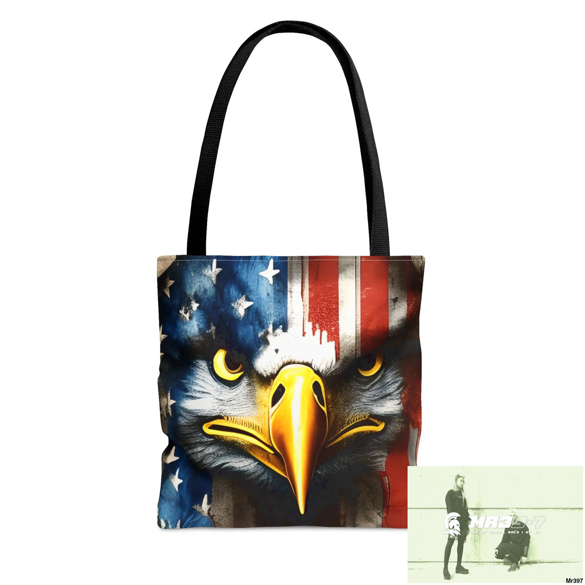 USA Eagle Tote Bag (AOP) Small Bags