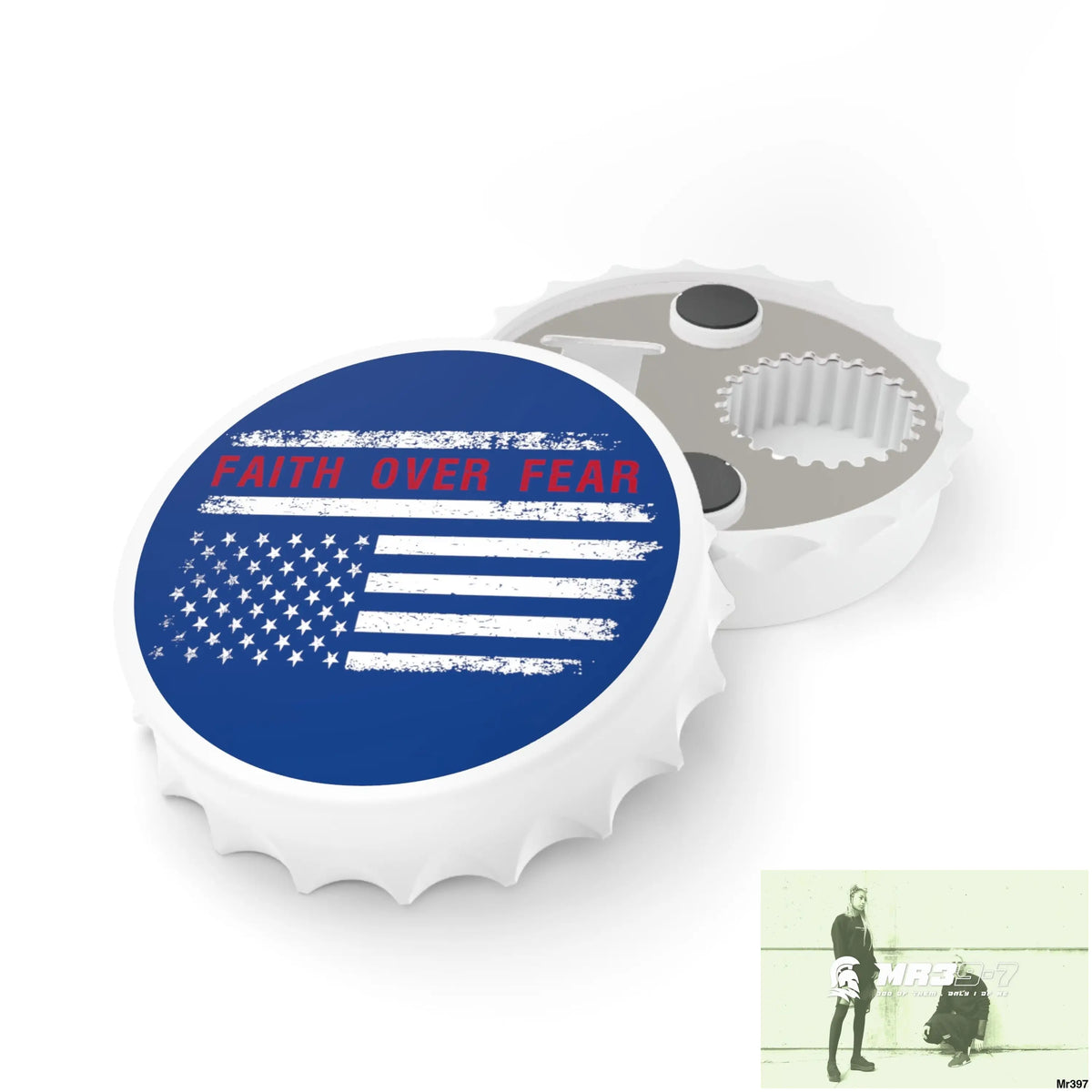 USA Faith Over Fear Edition Bottle Opener One size / White Accessories