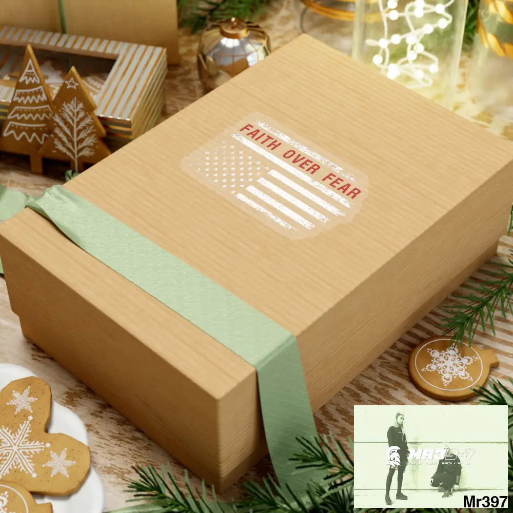 USA Faith over Fear Kiss-Cut Stickers Paper products