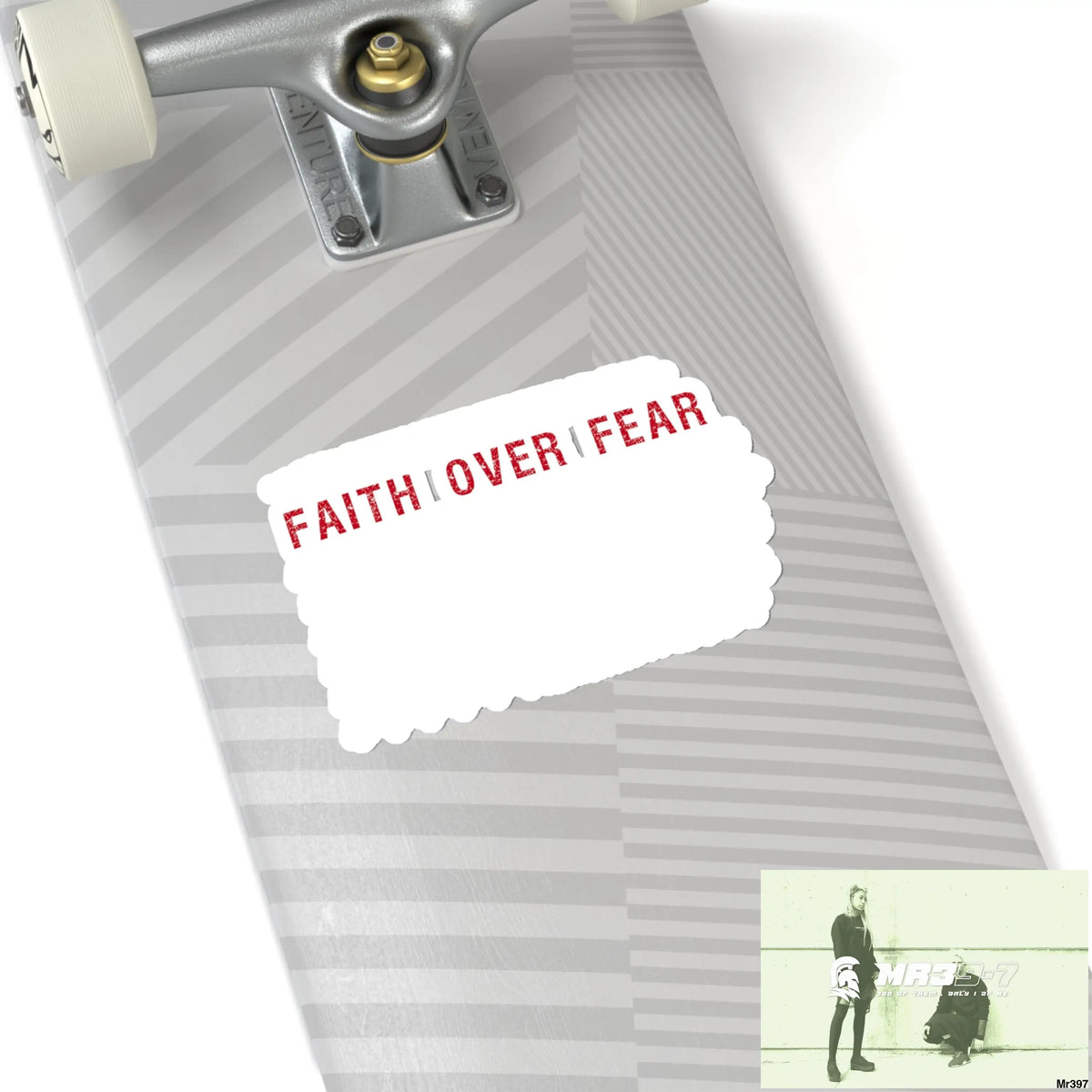 USA Faith over Fear Kiss-Cut Stickers Paper products
