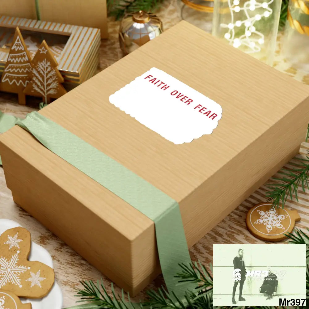 USA Faith over Fear Kiss-Cut Stickers Paper products