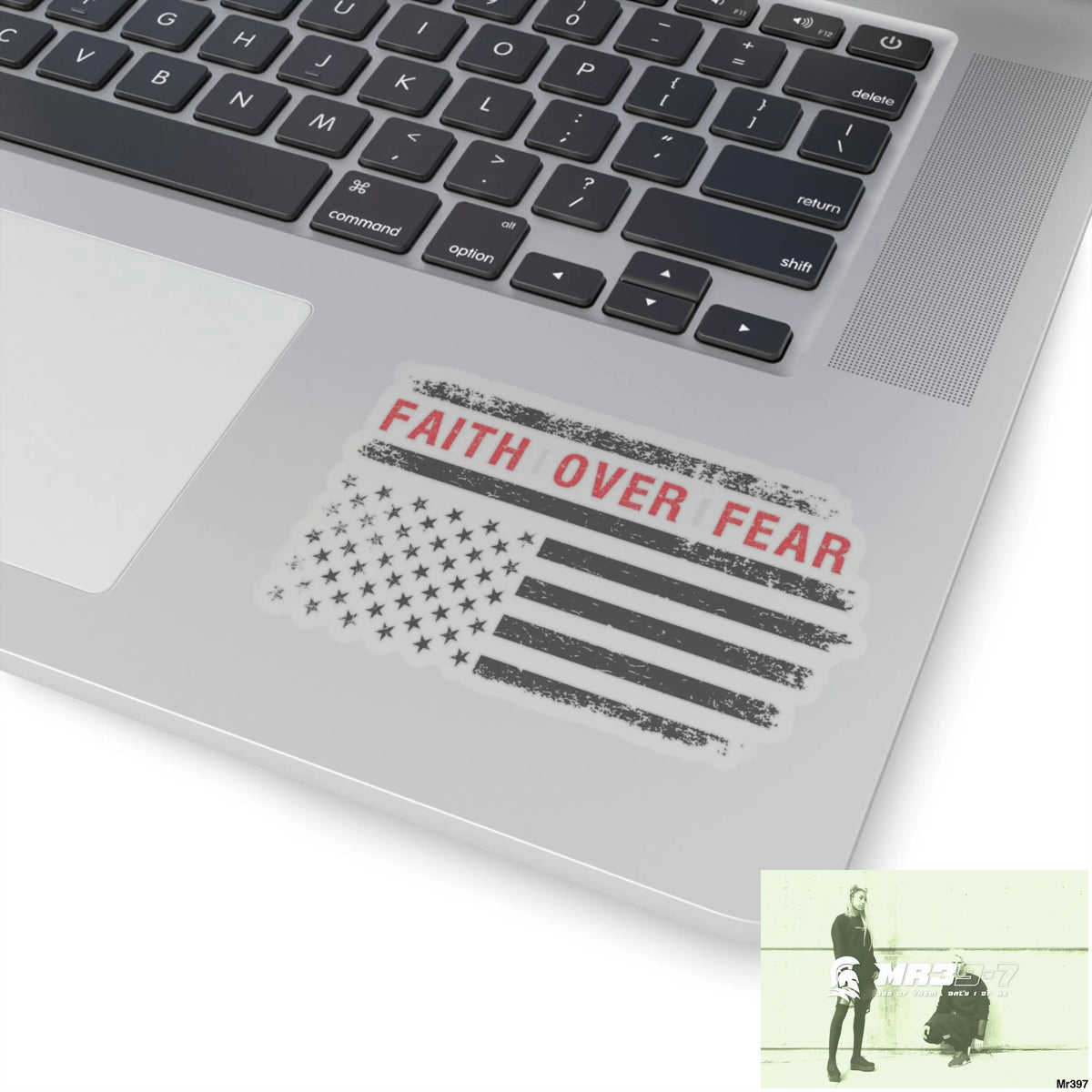 USA Faith over Fear Kiss-Cut Stickers Paper products