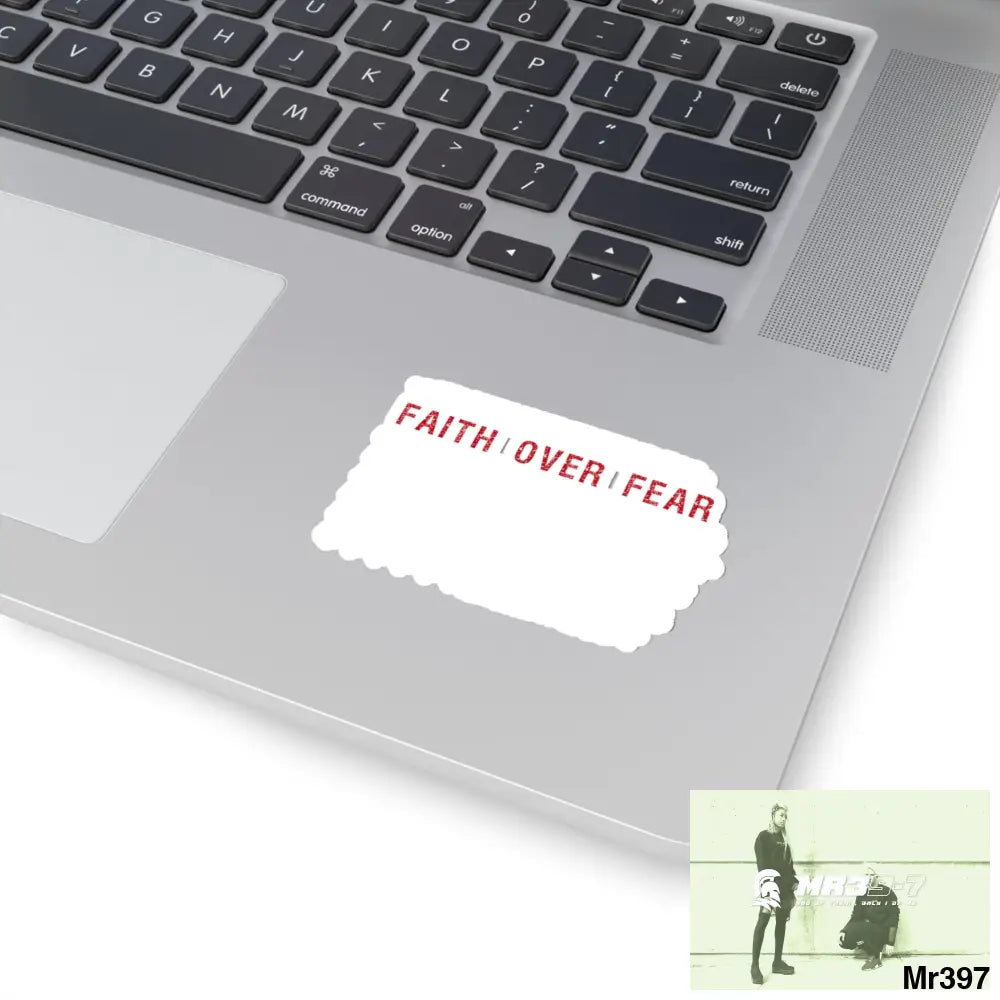 USA Faith over Fear Kiss-Cut Stickers Paper products