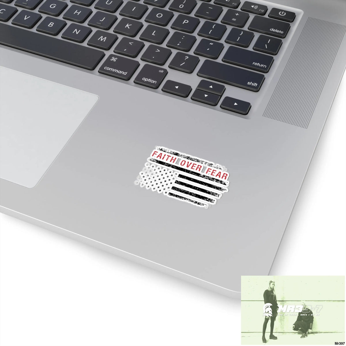 USA Faith over Fear Kiss-Cut Stickers Paper products