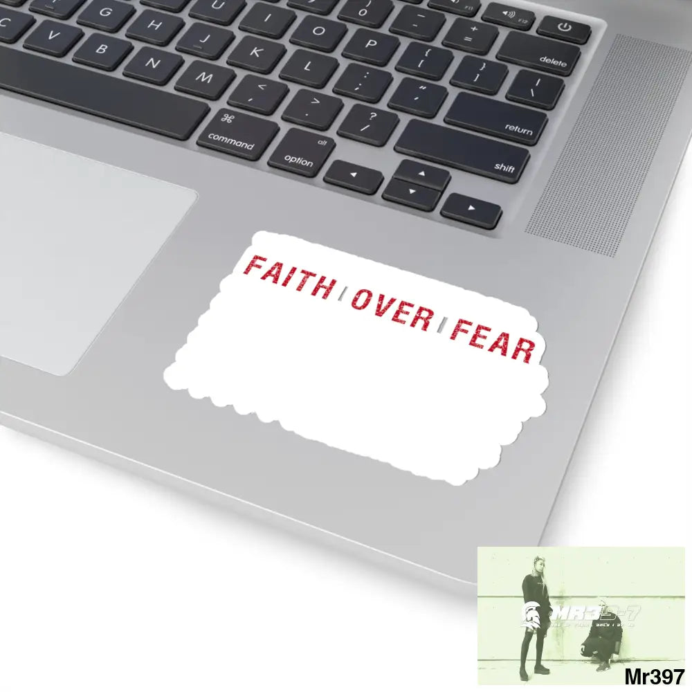 USA Faith over Fear Kiss-Cut Stickers Paper products