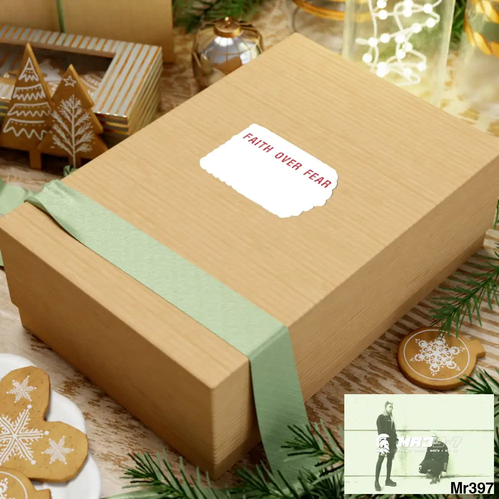 USA Faith over Fear Kiss-Cut Stickers Paper products