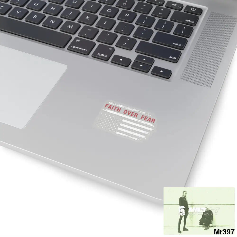 USA Faith over Fear Kiss-Cut Stickers Paper products