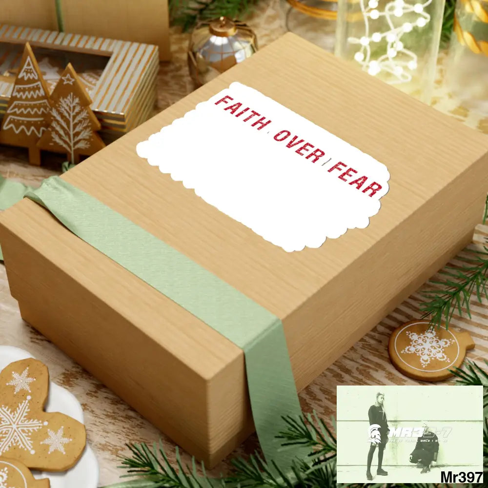 USA Faith over Fear Kiss-Cut Stickers Paper products