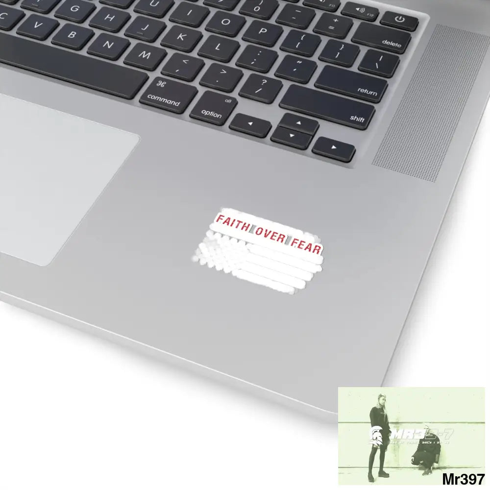 USA Faith over Fear Kiss-Cut Stickers Paper products