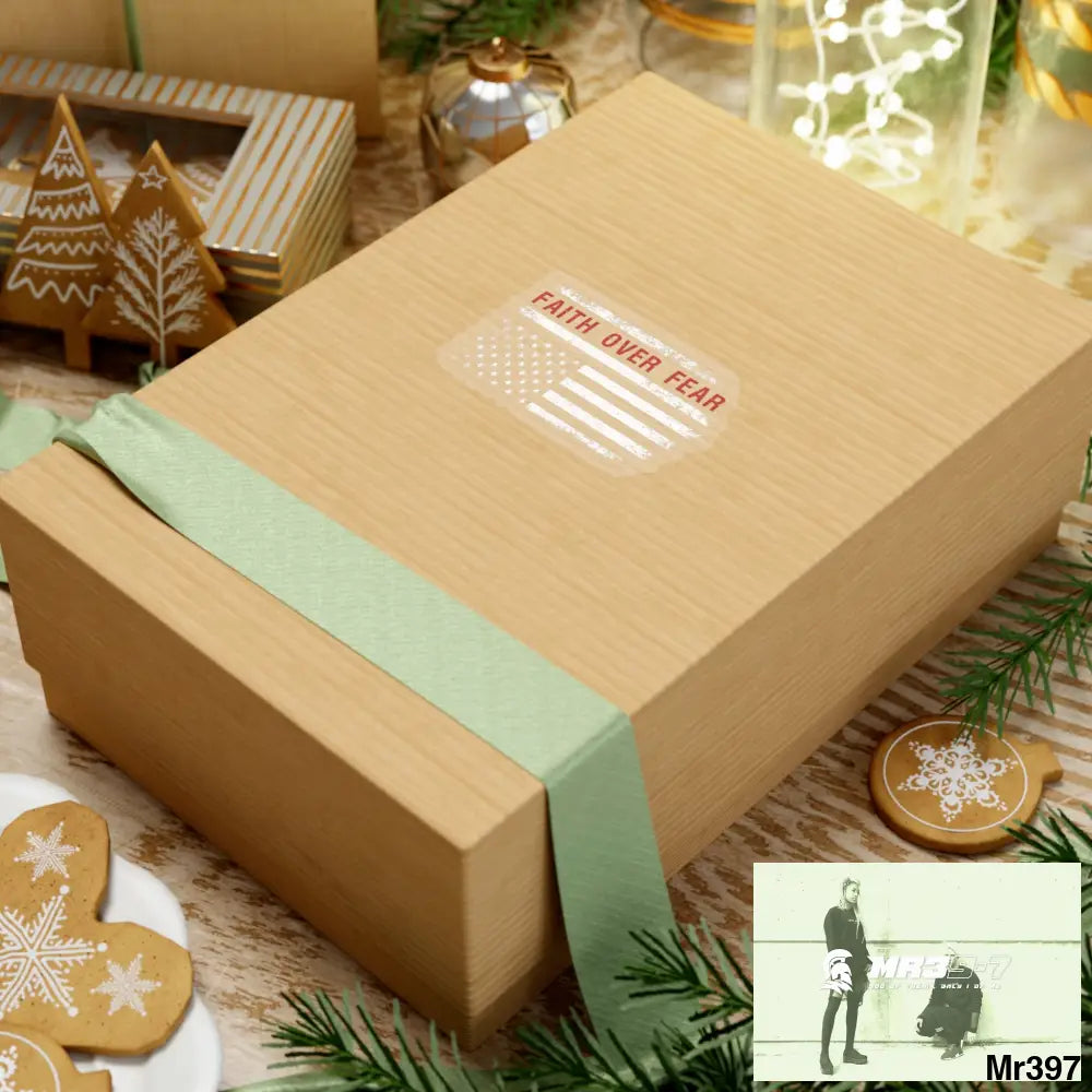 USA Faith over Fear Kiss-Cut Stickers Paper products