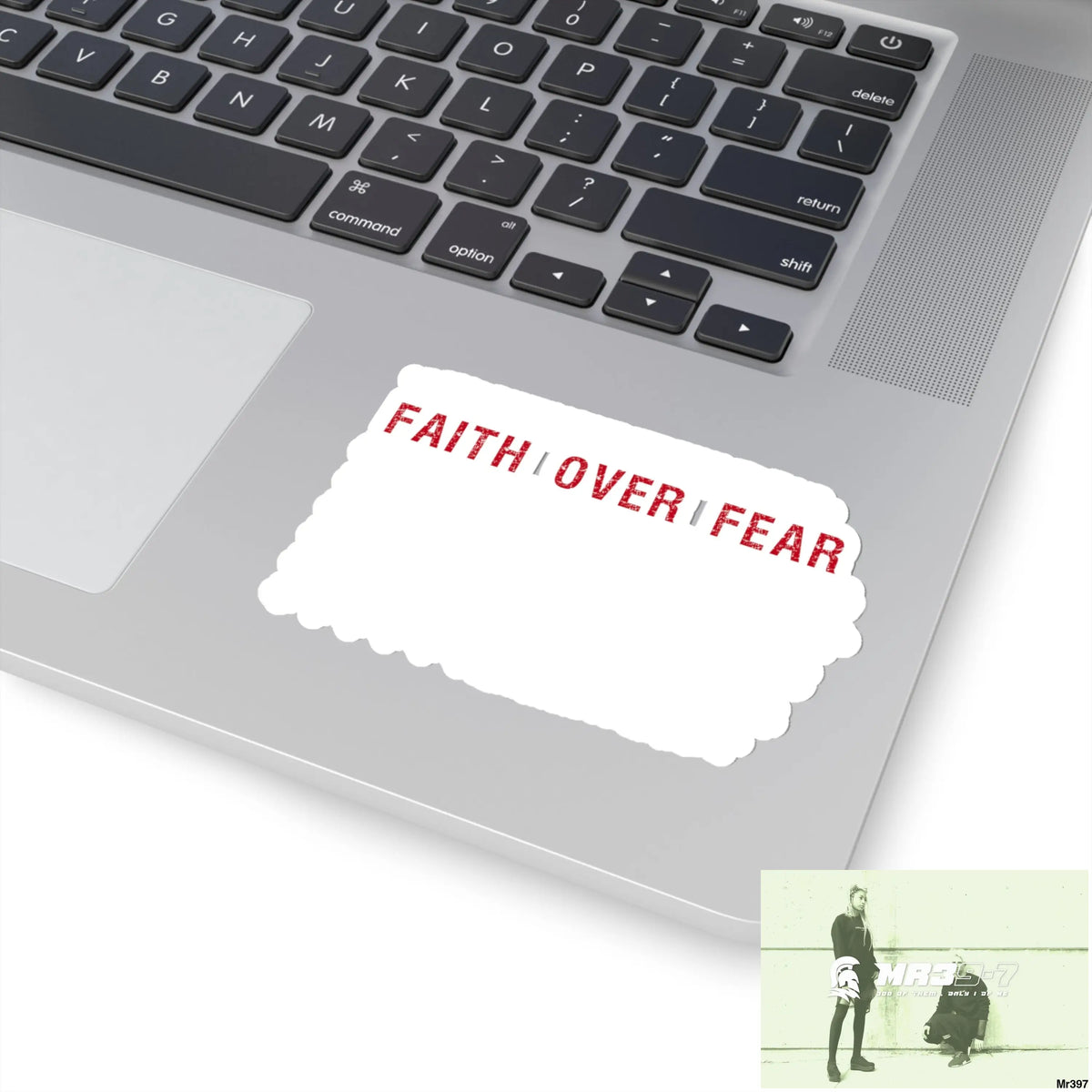 USA Faith over Fear Kiss-Cut Stickers Paper products