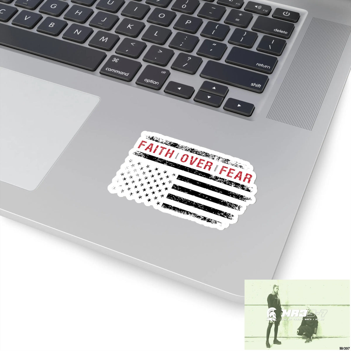 USA Faith over Fear Kiss-Cut Stickers Paper products