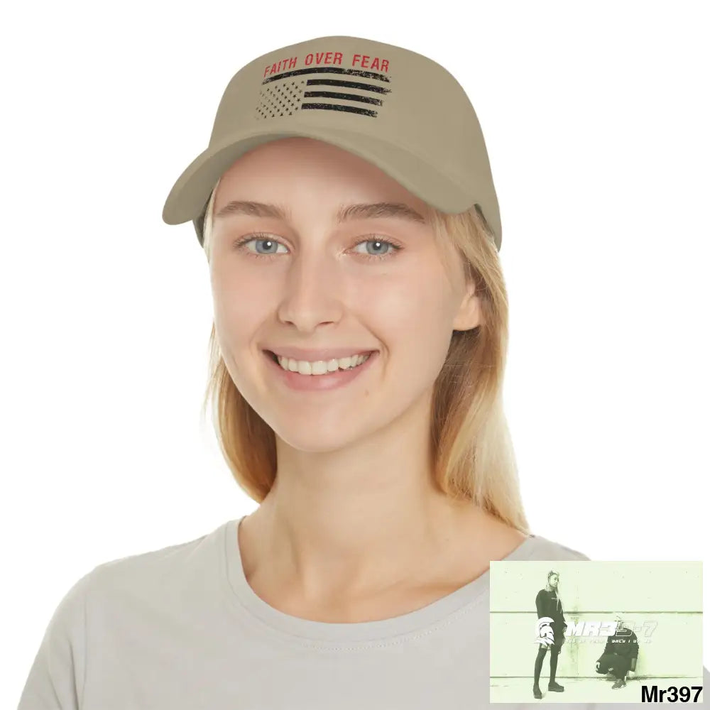 USA Faith over Fear Low Profile Baseball Cap Hats