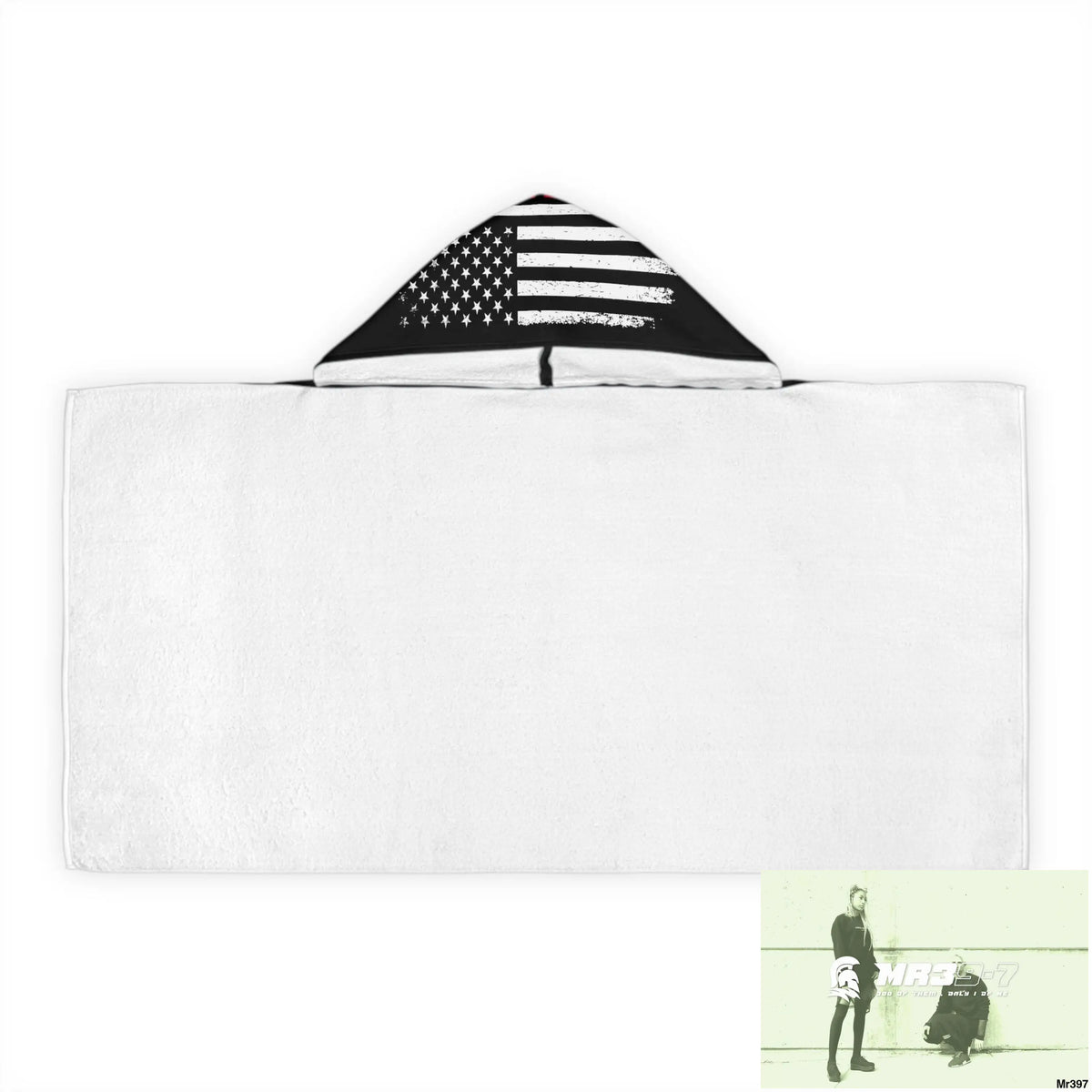 USA Faith over Fear Youth Hooded Towel 24’’ × 48’’ All Over Prints