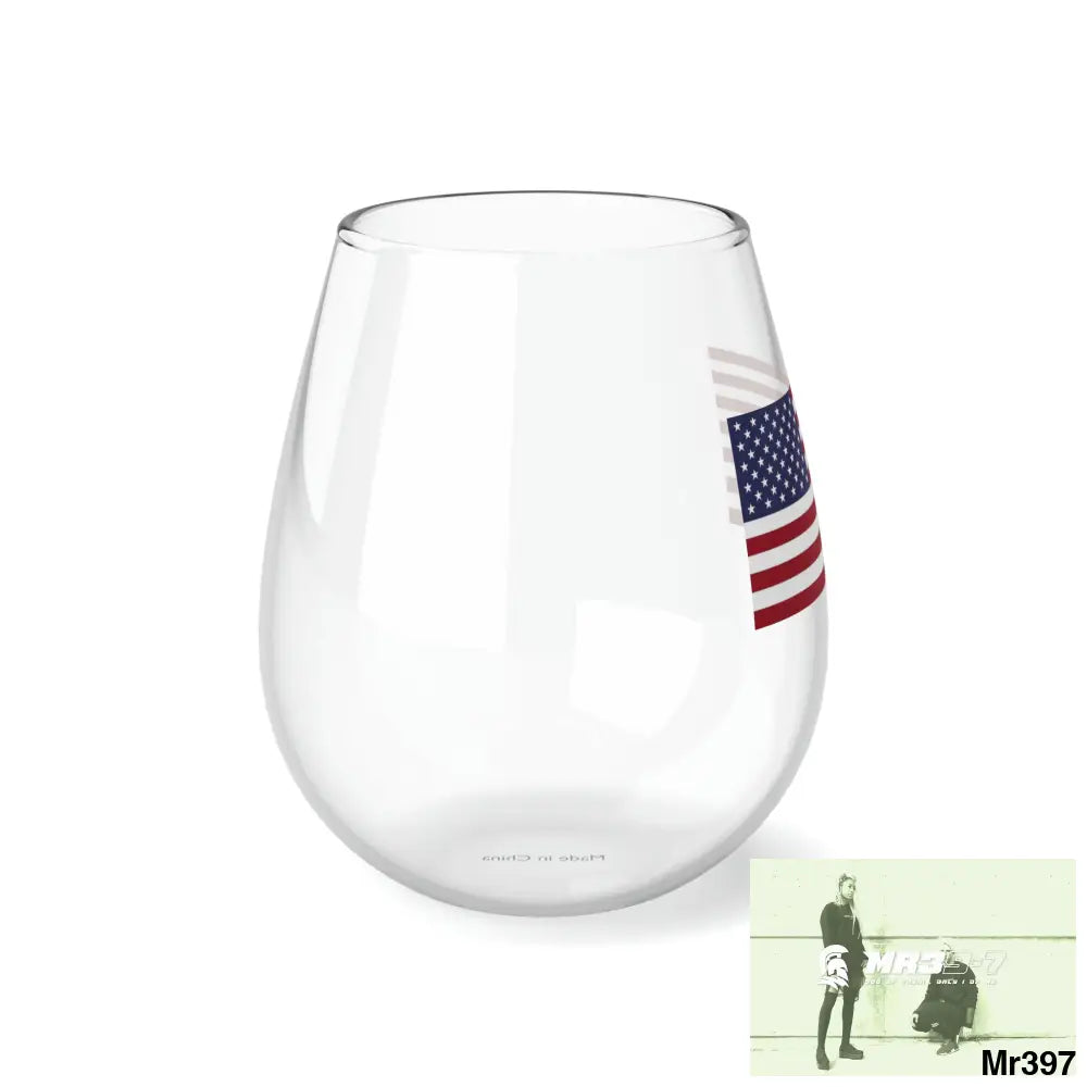 USA Stemless Wine Glass 11.75oz 11.75oz Mug
